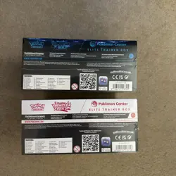 DAMAGED Pokemon Black Bolt and White Flare Pokemon Center Elite Trainer Box ETB - Image 5