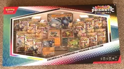 Pokemon PRISMATIC EVOLUTIONS Lucario EX and Tyranitar EX Premium Sam’s Club New - Image 1