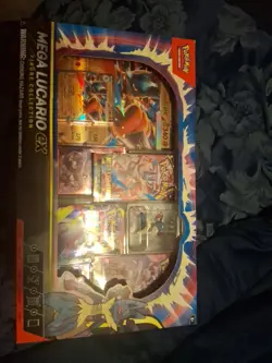 Pokemon TCG Mega Lucario ex Figure Collection Box Sealed New - Image 1