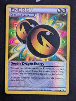 Double Dragon Energy 97/108 Reverse Holo- NM- Roaring Skies- Pokemon - Image 1