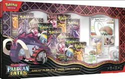 Pokemon TCG Paldean Fates Great Tusk Iron Threads Ex Premium Collection IN HAND! - Image 1