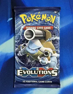 Pokemon 2016 XY Evolutions Booster Pack Blastoise Art Nm Mint M Charizard Ex - Image 1