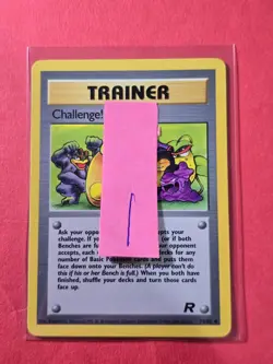 2000 Pokemon Team Rocket Unlimited #74 Challenge, UC, NF/H, cds1 - Image 3