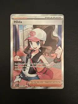 Pokemon TCG Hilda 164/086 Full Art Trainer - White Flare Set - English NM - Image 1