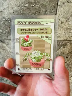 [mint] Bulbasaur Ivysaur Venusaur Grass Type Japanese Sealdass #6 Pokemon 1997 - Image 2
