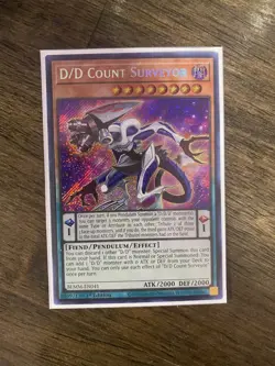 Yu-Gi-Oh! D/D Count Surveyor Secret Rare BLMM-EN041 - Image 1