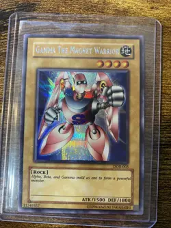 Yu-Gi-Oh! TCG Gamma the Magnet Warrior DOR-003 Unlimited Secret Rare Near Mint - Image 1