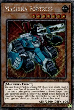 Machina Fortress - Platinum Secret Rare 1st Edition RA03-EN233 - NM - YuGiOh - Image 1