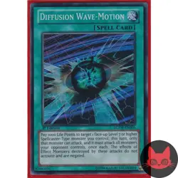 Yugioh Diffusion Wave-Motion LCYW-EN055 Super Rare 1st Edition NM - Image 1