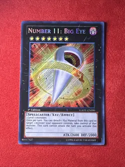 Number 11: Big Eye - LP - GAOV-EN090 - 1st Edition - Secret Rare - Image 1