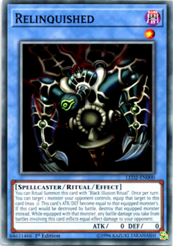 Relinquished - LED2-EN000 - Common - 1st Edition - Yugioh - Image 1