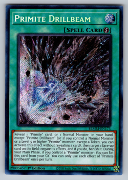 Primite Drillbeam Yugioh BLMM-EN173 Secret Rare NM - Image 1