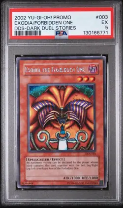Exodia the Forbidden One (Dark Duel Stories) DDS-003 Yu-Gi-Oh! PSA 5 - Image 1