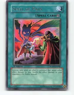 Spell of Pain RGBT-EN090 Raging Battle 1st Edition - Image 1