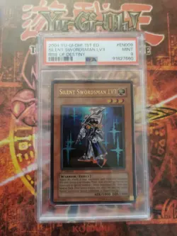 Yu-Gi-Oh Silent Swordsman LV3 Ultra Rare 1st Edition PSA 9 RDS-EN009 - Image 1