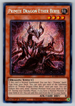 Primite Dragon Ether Beryl Yugioh BLMM-EN130 Secret Rare NM - Image 1