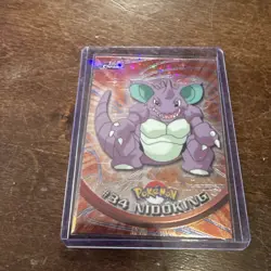 Nidoking Topps Chrome #34 Holo Pokemon Card - Image 1
