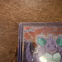 Nidoking Topps Chrome #34 Holo Pokemon Card - Image 2