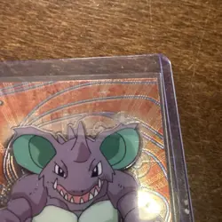 Nidoking Topps Chrome #34 Holo Pokemon Card - Image 3