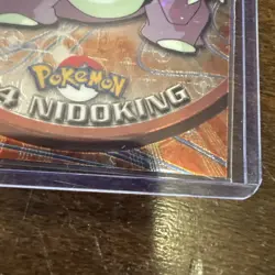 Nidoking Topps Chrome #34 Holo Pokemon Card - Image 4