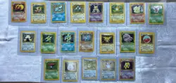 Vintage Poekmon Cards TCG Lot (20 Cards) - Set of Holos and 1st editions - Image 1