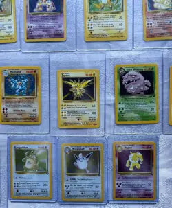 Vintage Poekmon Cards TCG Lot (20 Cards) - Set of Holos and 1st editions - Image 5