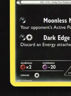 Zorua 89/162 LP BREAKthrough English Pokemon Card TCG - Image 2