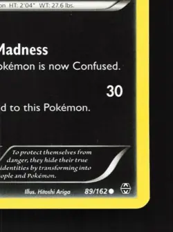 Zorua 89/162 LP BREAKthrough English Pokemon Card TCG - Image 3