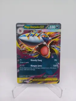 Mega Sharpedo ex 061/094 Pokemon Phantasmal Flames NM TCG Card - Image 1