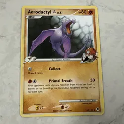 Pokemon Card TCG - Aerodactyl 55/111 - Rising Rivals 2009 Pokemon TCG - Image 1