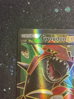 Pokemon Groudon EX Full Art Holo Ultra Rare TCG Card XY Primal Clash 150/160 - Image 4
