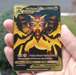 Pokemon 10000point Metal Cards TCG Ultra Necrozma VMAX Golden Pokemon Gifts - Image 1