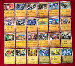Pokemon Scarlet & Violet 151 Complete Common/Uncommon Set 128 Cards - Image 1