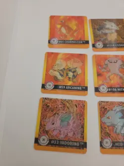 Lot of 14 Pokemon Artbox 1999 Premier Edition Action Flipz 3D Cards Eevee Meowth - Image 2