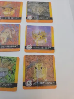 Lot of 14 Pokemon Artbox 1999 Premier Edition Action Flipz 3D Cards Eevee Meowth - Image 5