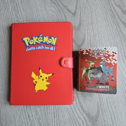Vintage Pokemon Card Binder WOTC TCG Shadowless 1st Edition Black White Base Set - Image 2