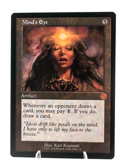 MTg Magic the Gathering - Mind's Eye Retro Frame - Brother's War - NM - Image 1