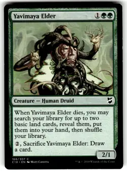 Magic: The Gathering Creature MTG Yavimaya Elder Common Regular - Image 1