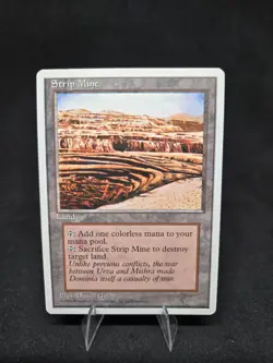 MTG Strip Mine x1- Core set: 4th Edition - Image 1