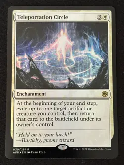 1x MTG Teleportation Circle (Foil) - Adventures in the Forgotten Realms (AFR) - Image 1