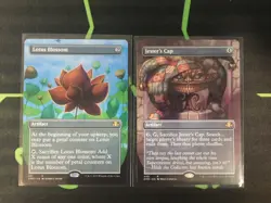 MTG Magic The Gathering Lotus Blossom / Jester’s Cap Borderless Artifact - Image 1