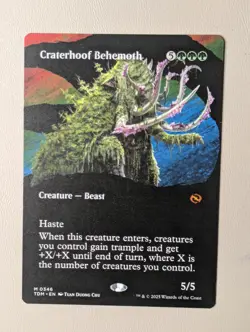 MTG Tarkir: Dragonstorm Craterhoof Behemoth Creature - Beast MYTHIC REGULAR - Image 1
