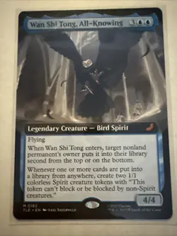 MTG - Wan Shi Tong All-Knowing - Borderless - Avatar The Last Airbender Extended - Image 1