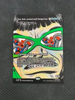 Borderless Doc Ock, Armed and Dangerous MAR 0010 Eternal Mythic MTG Spider-Man - Image 1