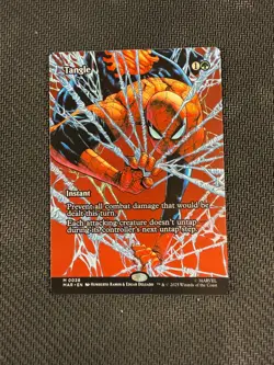 Borderless Tangle MAR 0038 Eternal Mythic MTG Spider-Man - Image 1