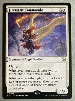 MTG / Firemane Commando / MOC / #73 / Regular / Rare / NM - Image 1