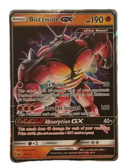 Pokemon Buzzwole GX 57/111 Crimson Invasion Ultra Rare Holo - Image 1