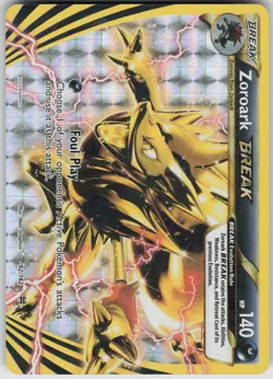 Pokemon Zoroark BREAK 92/162 XY - BREAKthrough Rare BREAK NM - Image 1