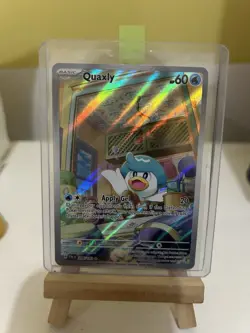 Quaxly Pokemon Paldea Evolved Illustration Rare 206/193 - Image 1