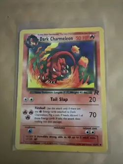 Dark Charmeleon 32/82 Team Rocket MP Non Holo Vintage Pokemon [Free shipping] - Image 1